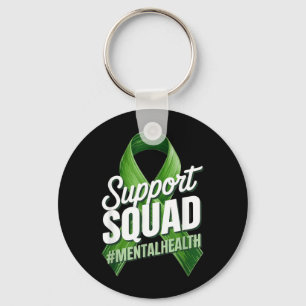 Support Squad Mental Health Awareness Hero Key Ring