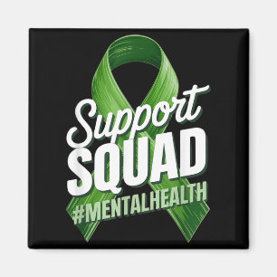 Support Squad Mental Health Awareness Hero Magnet