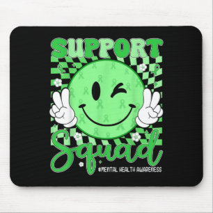 Support Squad Mental Health Awareness Men Women Mouse Pad