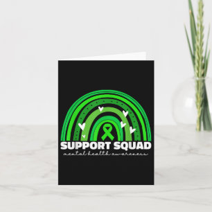 Support Squad Mental Health Awareness Month Green Card