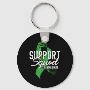 Support Squad Mental Health Awareness Month Green Key Ring