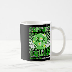 Support Squad Mental Health Awareness Month Smile Coffee Mug