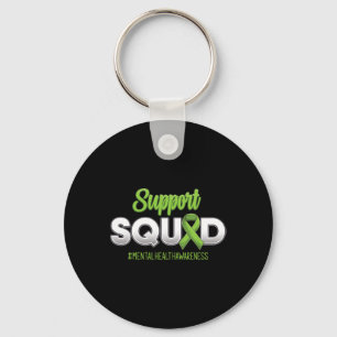 Support Squad Mental Health Awareness Strong Hope Key Ring