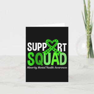 Support Squad Minority Mental Health Awareness Card