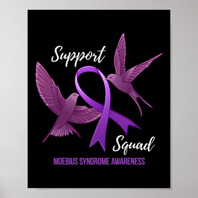 Support Squad Moebius Syndrome Awareness  Poster (Front)