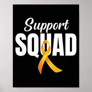 Support Squad Ms Multiple Sclerosis Awareness Oran Poster