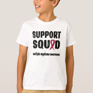 Support Squad Multiple Myeloma Awareness Ribbon T-Shirt