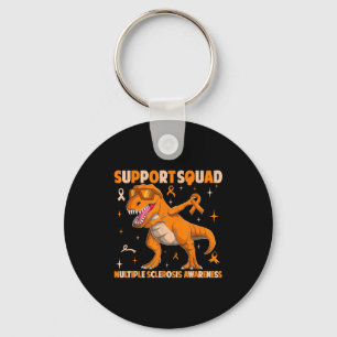 Support squad multiple sclerosis ms awareness key ring