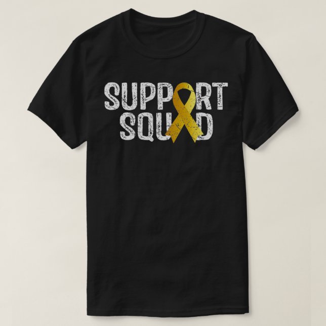 Support Squad Neuroblastoma Awareness  T-Shirt (Design Front)