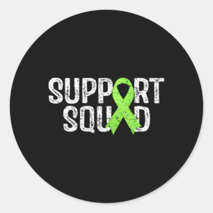 Support Squad Non Hodgkins Lymphoma Awareness Classic Round Sticker