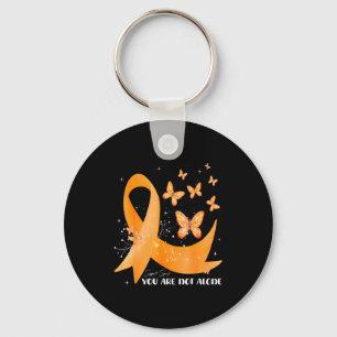 Support Squad Orange Ribbon Multiple Sclerosis Awa Key Ring