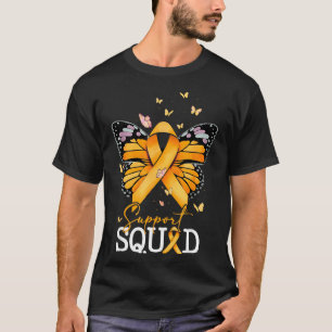 Support Squad Orange Ribbon Multiple Sclerosis Awa T-Shirt
