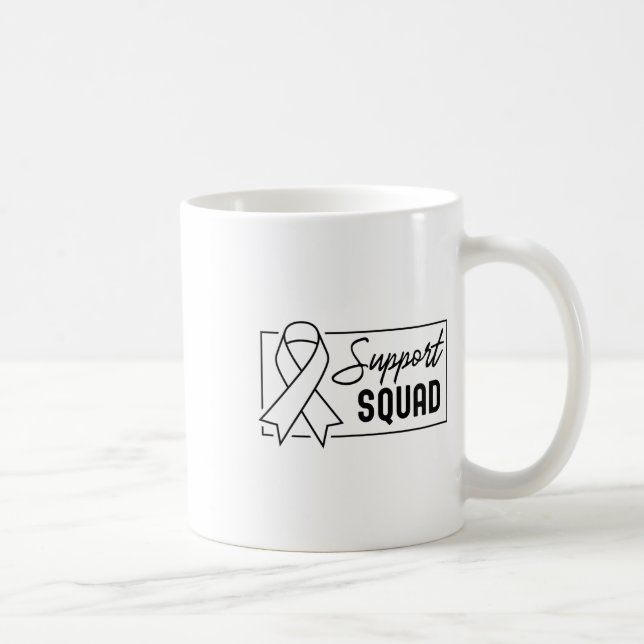 Support Squad Orange Warrior Crps Awareness 1  Coffee Mug (Right)