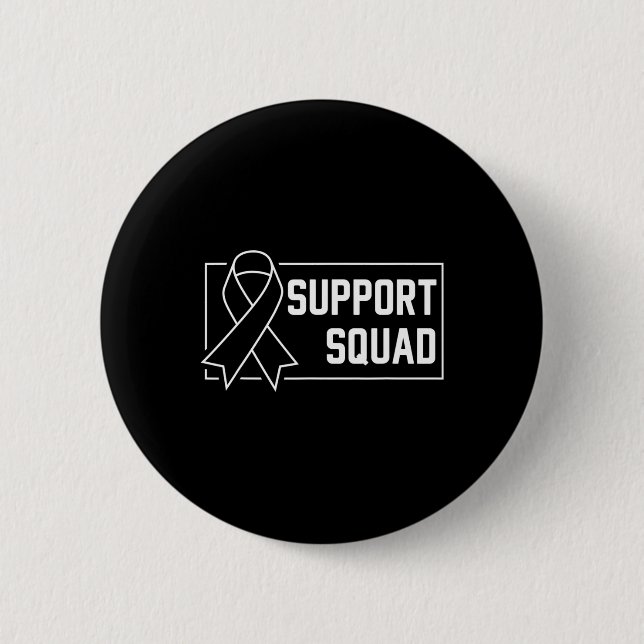 Support Squad Orange Warrior Crps Awareness 3  6 Cm Round Badge (Front)
