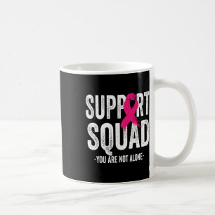 Support Squad Pink Ribbon Warrior Breast Cancer Aw Coffee Mug