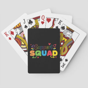 Support Squad - Rainbow Hearts Pride Ally Playing Cards