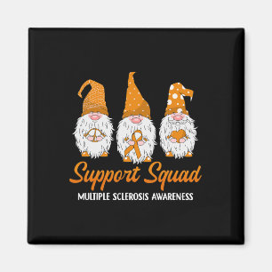 Support Squad Ribbon Multiple Sclerosis Awareness Magnet
