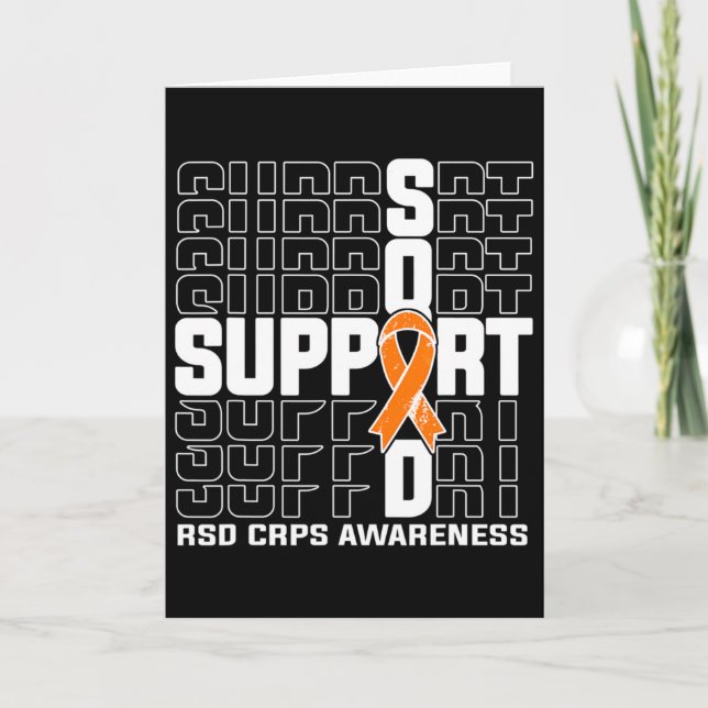 Support Squad Rsd Crps Awareness 2  Card (Front)