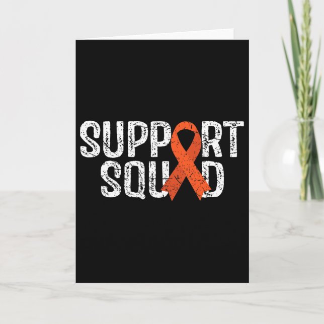 Support Squad Rsd Crps Awareness  Card (Front)