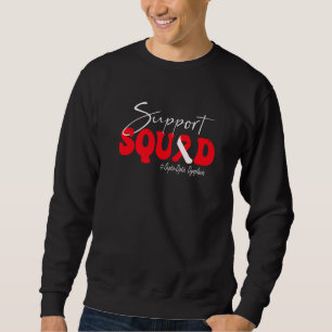 Support Squad Septo Optic Dysplasia Awareness Red  Sweatshirt