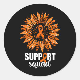 Support Squad Shirt Classic Round Sticker