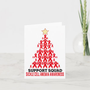 Support Squad Sickle Cell Anaemia Awareness Tree R Card