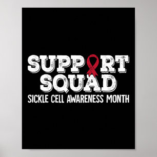 Support Squad Sickle Cell Awareness Month 1  Poster