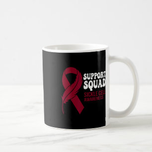Support Squad - Sickle Cell Awareness Month Burgun Coffee Mug
