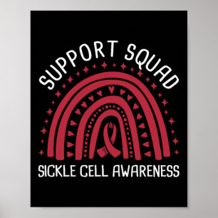 Support Squad Sickle Cell Awareness Poster