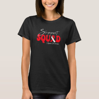 Support Squad Squamous Cell Carcinoma Awareness Re T-Shirt