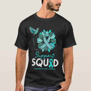 Support Squad Sunflower Hummingbird Addiction Reco T-Shirt