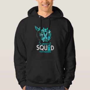 Support Squad Sunflower Hummingbird PCOS Awareness Hoodie