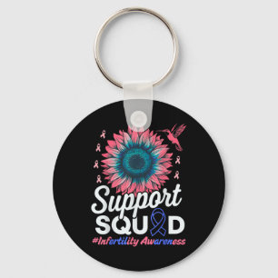 Support Squad Sunflower Warrior Infertility Awaren Key Ring