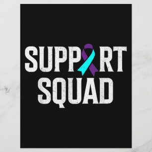 Support Squad Support Suicide Prevention Awareness Flyer