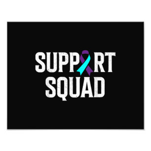 Support Squad Support Suicide Prevention Awareness Photo Print