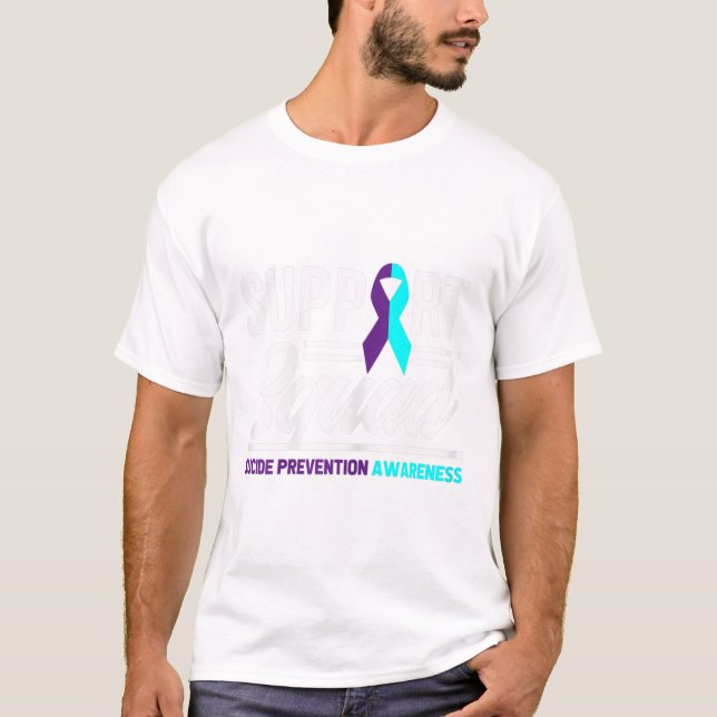 Support Squad Support Suicide Prevention Awareness T-Shirt (Front)