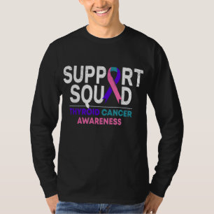 Support Squad Thyroid Cancer Awareness Month Ribbo T-Shirt
