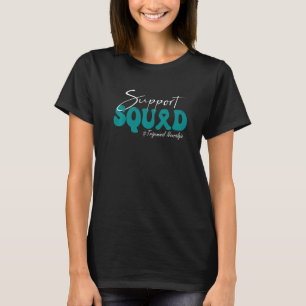 Support Squad Trigeminal Neuralgia Awareness Teal T-Shirt