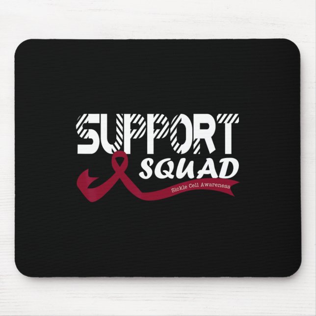 Support Squad Warrior Sickle Cell Awareness Women  Mouse Pad (Front)