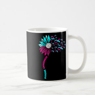Support Suicide Awareness Flower Suicide Preventio Coffee Mug