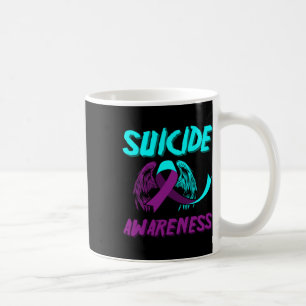 Support Suicide Awareness Wings Suicide Prevention Coffee Mug