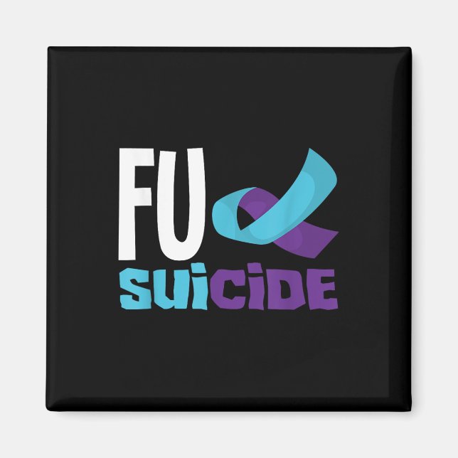Support Suicide Prevention Awareness Suicide Aware Magnet (Front)
