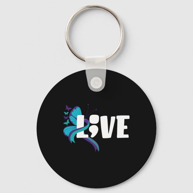 Support Suicide Prevention Awareness Suicide Preve Key Ring (Front)