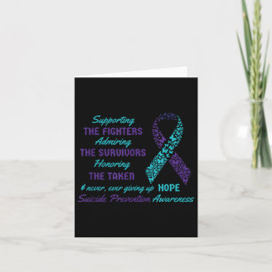 Support Suicide Quotes Awareness Mental Health  Card