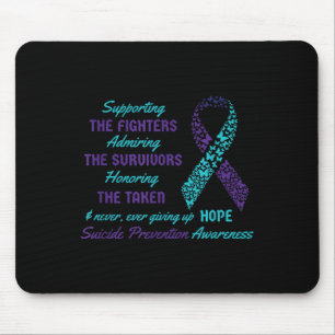 Support Suicide Quotes Awareness Mental Health Mouse Pad