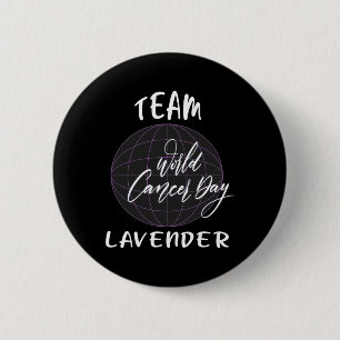 Support Survivors World Cancer Day Cancer Awarenes 6 Cm Round Badge