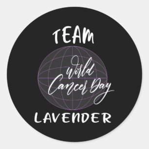 Support Survivors World Cancer Day Cancer Awarenes Classic Round Sticker