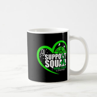 Support Team Mental Health Awareness Green Ribbon Coffee Mug