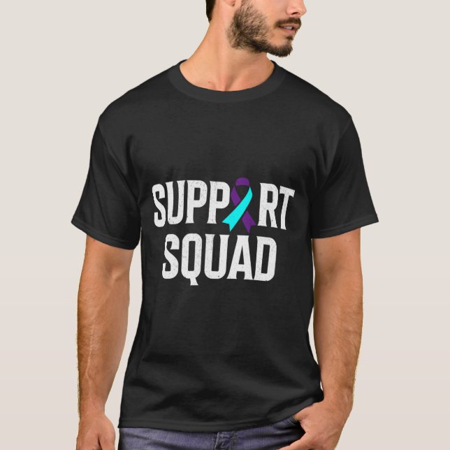 Support Team Support Prevention Awareness T-Shirt (Front)