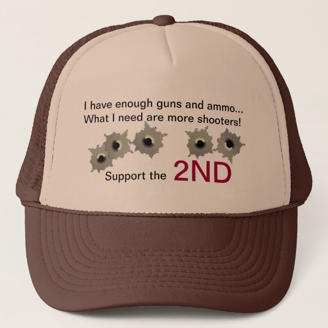 Support the 2ND amendment hat (Front)